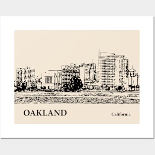 Oakland - California Posters and Art